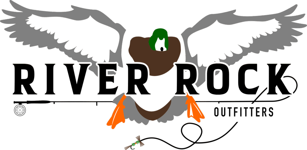 Logo of River Rock Outfitters, a hunting and fishing store in Billings, Montana