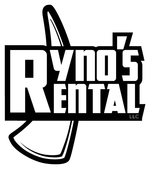 Logo of Ryno's Rental, an equipment rental company in Powell, Wyoming