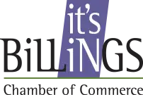 It's Billings Chamber of Commerce logo with stylized text design